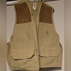 Tan Quilted Hunting Vest